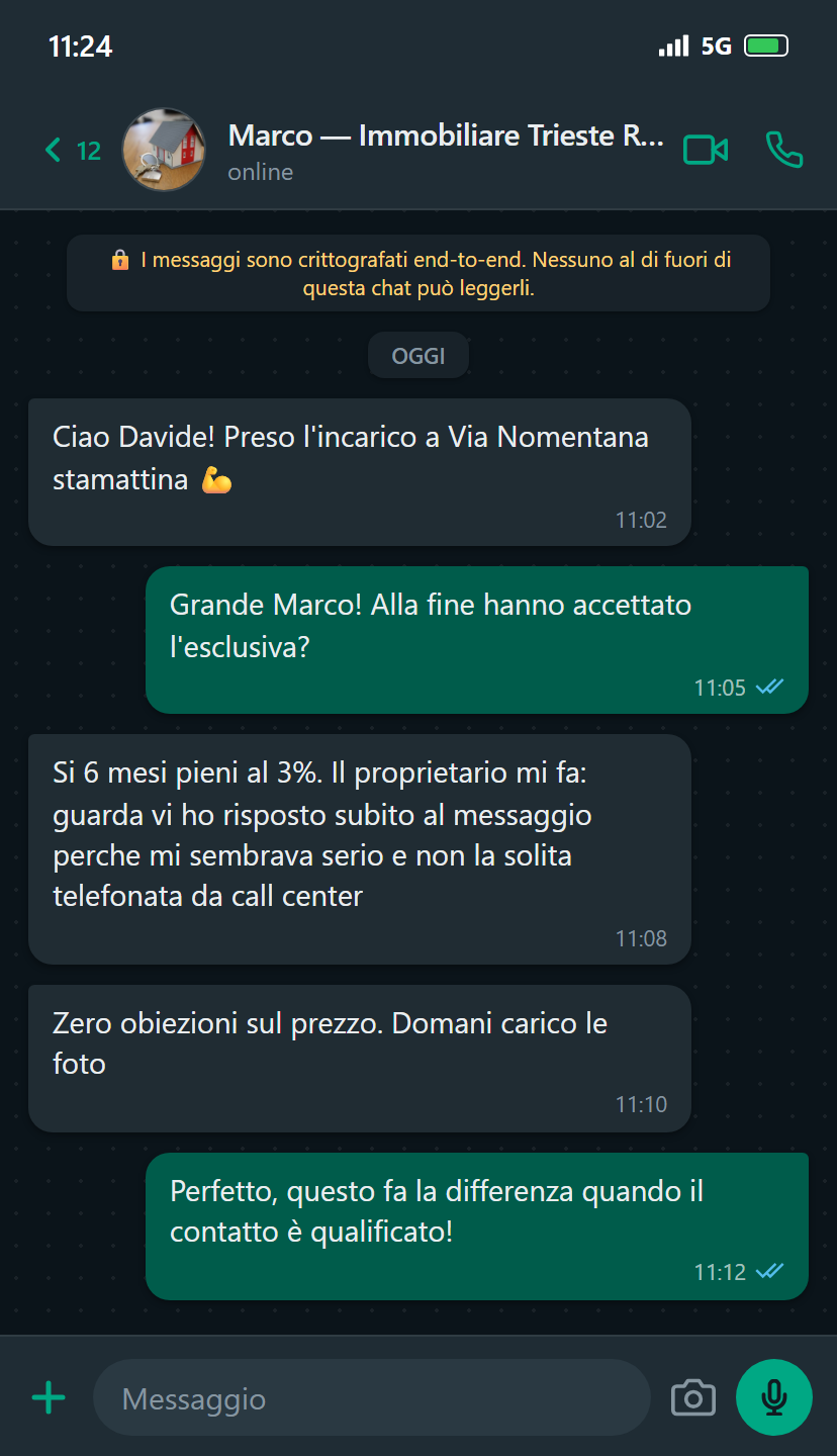 Testimonianza Marco V. - Gruppo Immobiliare Roma Nord